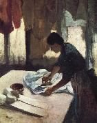 Edgar Degas Repasseus a Contre jour oil painting reproduction